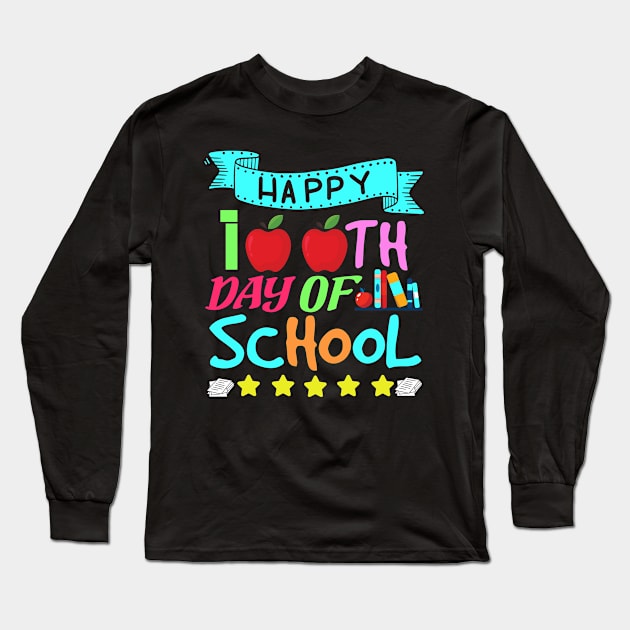 100 Th Day Of School Long Sleeve T-Shirt by mansour